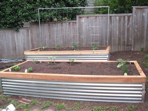 corrugated steel planter box diy|corrugated raised garden beds perth.